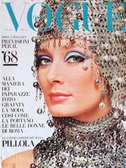 the60sbazaar:Tania Mallet on the cover of Vogue 