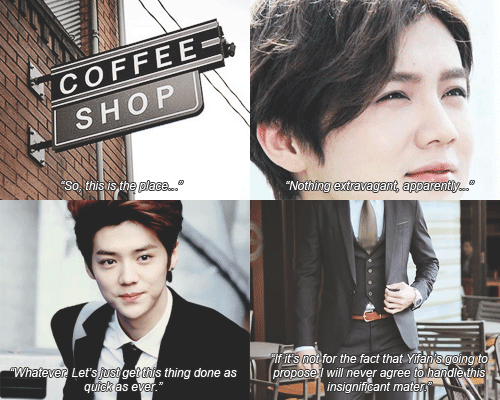 XIUHAN; Coffee Shop AU (FANMIX)