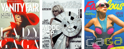 life0fmaterial:  Gaga magazine covers  