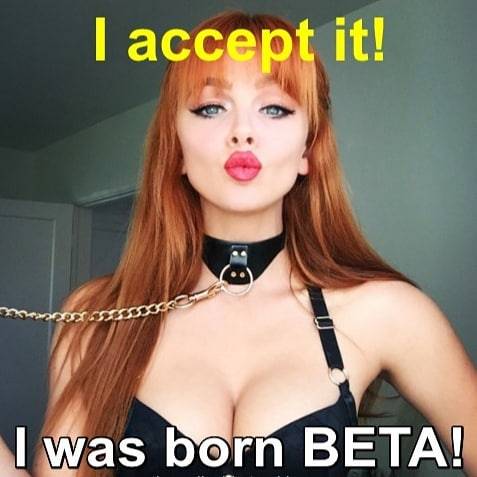 mannfrauen:  babysissyfaggotwhore: My alter ego certainly is Beta Ja sir