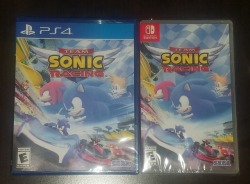 mysteriouskusajo:  Happy Team Sonic Racing day, everyone!!!  Always get multiple versions of my Sonic games and keeping the tradition alive of being off on a day a new Sonic game is released to enjoy.