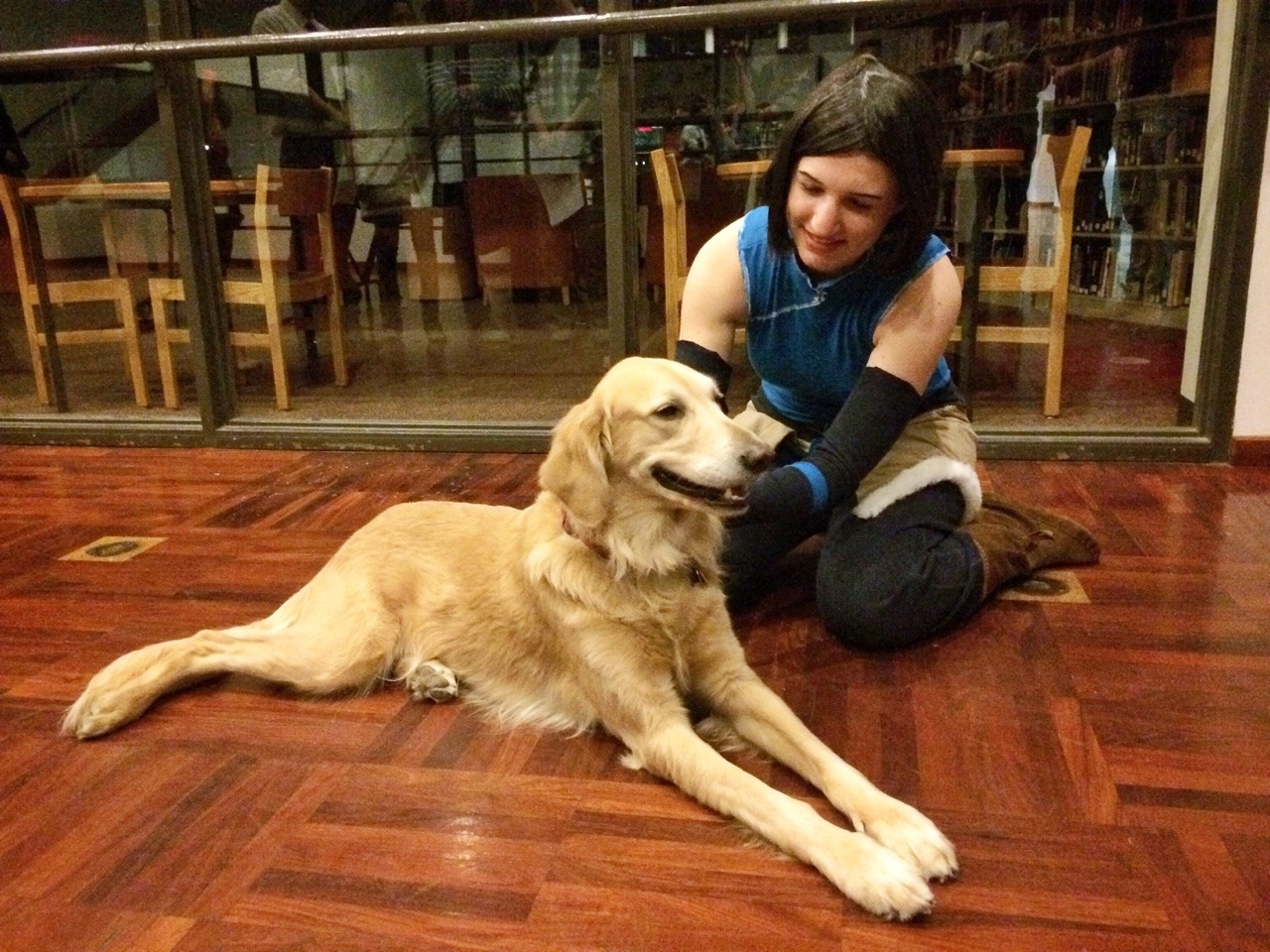 bryankonietzko:  Gunther and I continue our collegiate tour, stopping last night