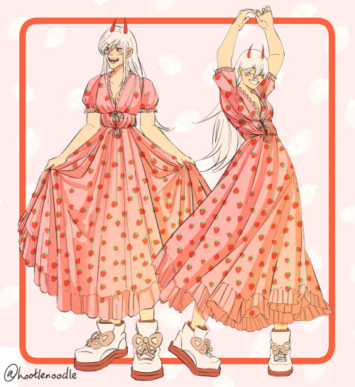 that strawberry dress trend but it’s with power :’)
