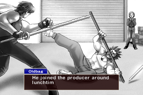northerntrites:  replaying phoenix wright and i can’t believe i never noticed oldbag’s expression in the background of this pic before