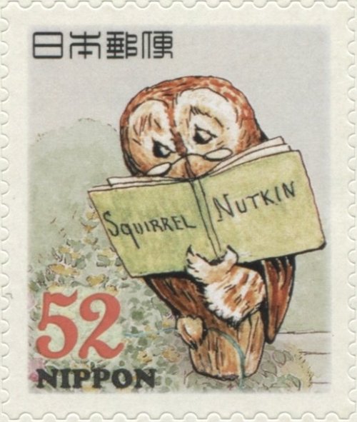 stamp-it-to-me:two 2015 Japanese stamps depicting illustrations by Beatrix Potter