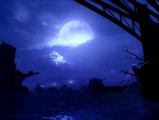 irlcole:  dishonored scenery || the moon 