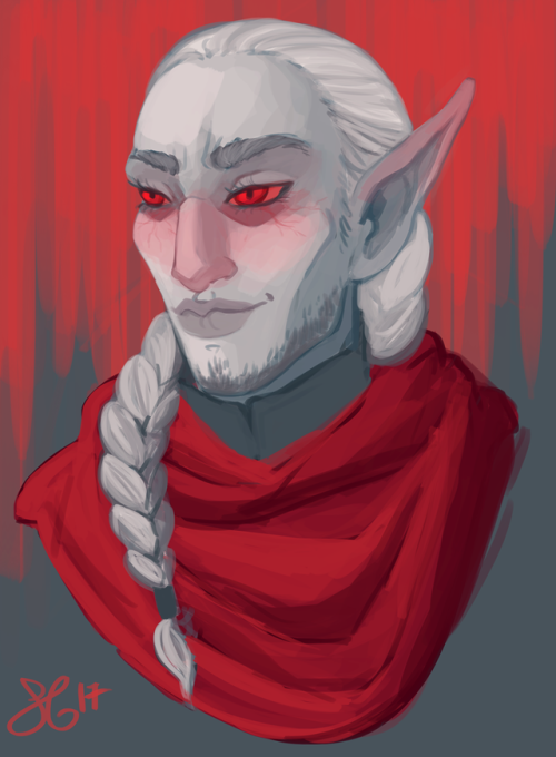 Mordreth Andrano, Dunmer assassin and vampire. Despite appearances, is not, in fact, an edgelord.