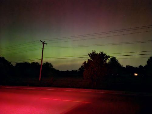 Aurora Borealis, Northern Illinois, USA