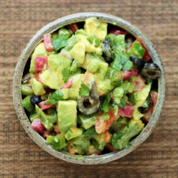 gastrogirl:  chunky avocado salad. 