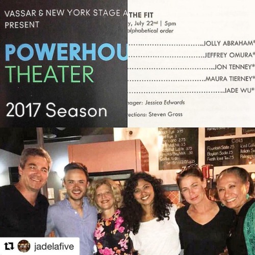 #Repost @jadelafiveMaura Tierney at the reading of The Fit, Powerhouse Theater, July 22, 2017 ・・・ 