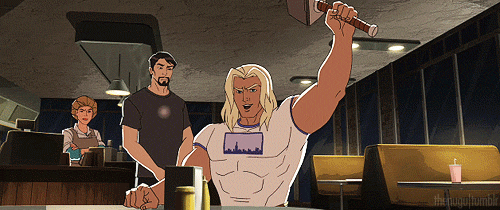 stigmartyr762:  cheskamouse:  thefingerfuckingfemalefury:  sketchfanda:  showoff  THOSE TV’S AREN’T CHEAP, THOR O.O  And there is Tony, just handing over cash. “Next time, Steve can treat you to dinner..”  Some days Thor can be the ultimate