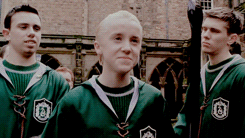 hermionegrangcr:“Enemies of the Heir, beware! You’ll be next, Mudbloods!” — Happy Birthday to Draco 