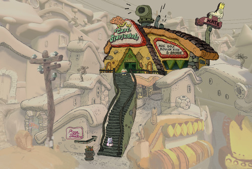 Bergentown concept art.