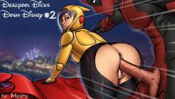 rule34world:  Deadpool Dicks Down Disney #2 by Matiny [GoGo Tomago from Big Hero 6]http://therule34.net