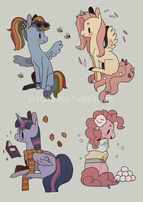 jademoona:Mlp seasonal cuties <3