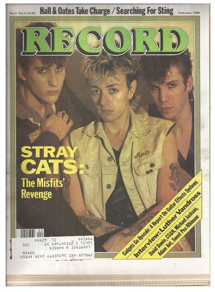 straycatsfangirl:  ♫”!RECORD 2/83 STRAY CATS…☺”’♫ http://www.ebay.com/itm/RECORD-2-83-STRAY-CATS-HALL-OATES-DAVID-BOWIE-STING-CROSBY-STILLS-NASH-/251352708985?pt=Magazines&hash=item3a85c9f779 