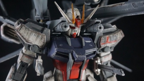 MG Strike Gundam + IWSP completed weathered build!This kit is beyond awesome. Highly recommended d