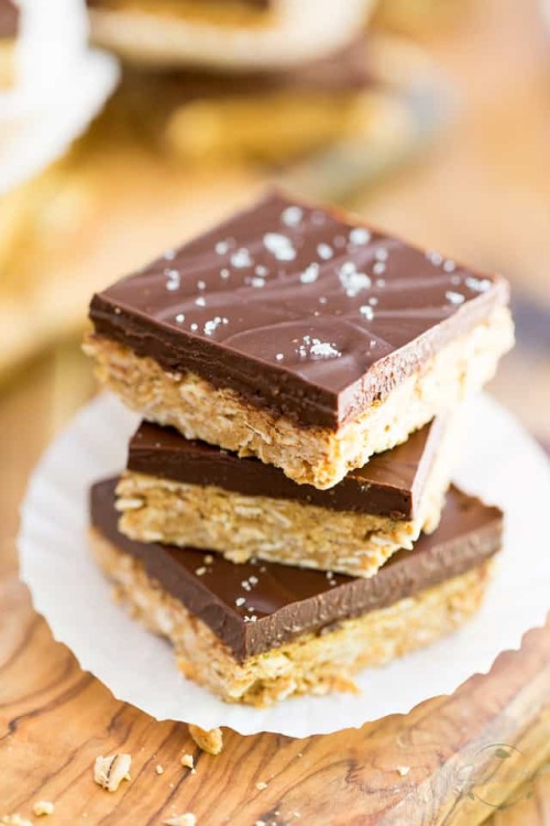 Peanut Butter Oatmeal Chocolate SquaresClick here for the recipe!Click here formore recipes like thi