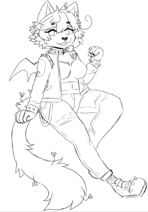 Finally Got This Design Down After Months And Months! And Im Drawing Darku Wearing It :3c
