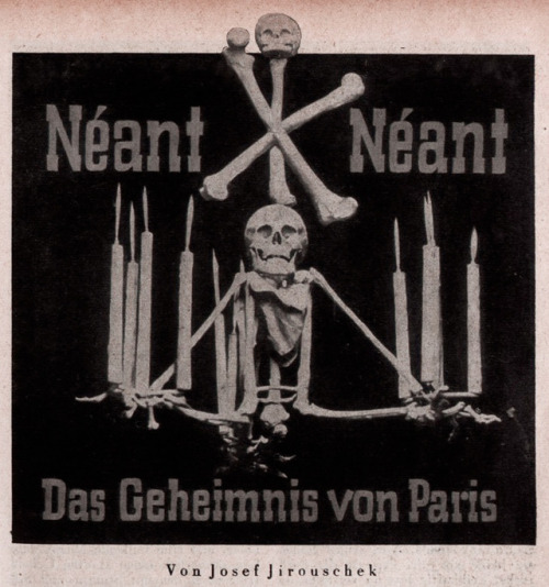 &lsquo;Néant, Néant&rsquo;, &ldquo;Wiener Magazin&rdquo;, May 1930Source