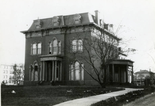 John D. Rockefeller’s home at the southwest corner of Euclid Avenue and East 40th Street in Cl