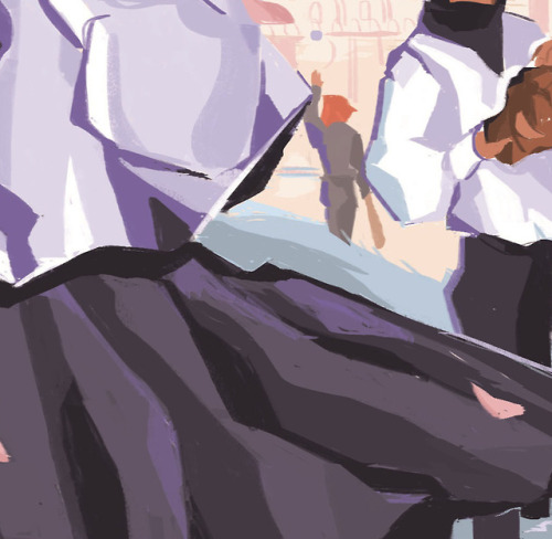 zenorae: Here’s some preview of my piece for the Konoha High Zine hosted by @teajikan-zin