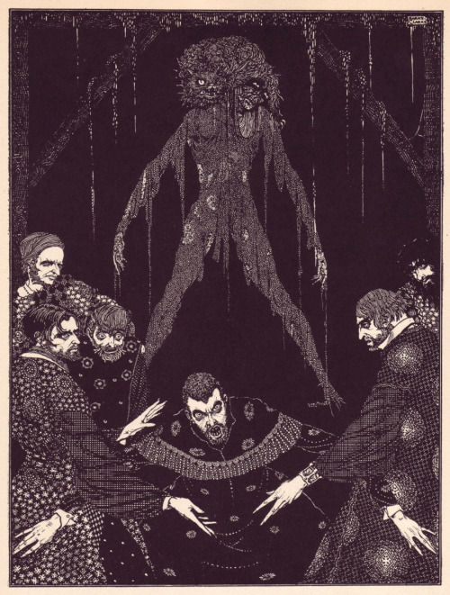 magictransistor:Harry Clarke. Illustrations for Edgar Allan Poe’s Tales of Mystery and Imagination. 