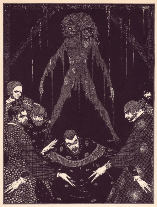 trulyvincent: Harry Clarke illustrations for a 1919 collection of Edgar Allan Poe stories.