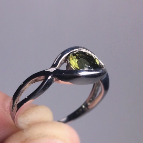 Moldavite and Sterling Silver Rings for InnerVision CrystalsClick Here to See More CrystalsClick Her