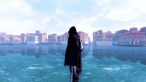 mademoisellefrye:Ezio walks in Venice : 11/?
