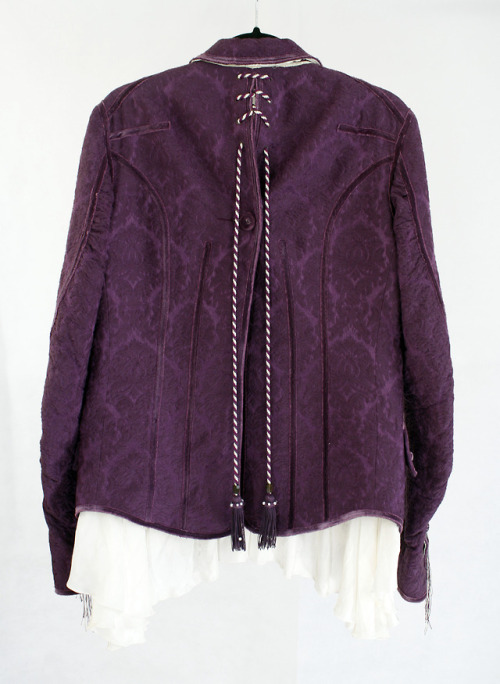 f-liiix: Number (N)ineSilk &amp; Wool Jacquard Jacket - Size 4A/W 2009 “A Closed Feeling&r