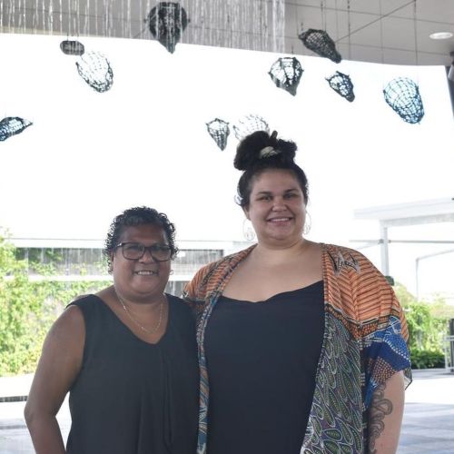 A pair of @griffithuniversity alumni are helping to put Aboriginal and Torres Strait Islander art fr