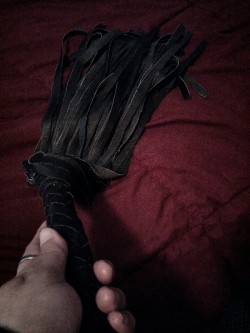 itsmykink:  visualsymphony:  Flogger Friday… Thought I’d share a picture of the one I made  You made that? @visualsymphony