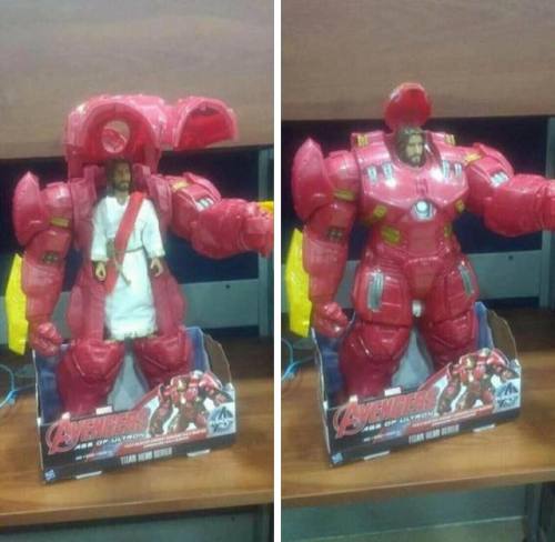 There are so many wrong things on this toy, first the arms of Tony Christ should go on the arms of t