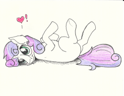 inkybeaker:  Sweetie Belle!  :D  Hnnnng