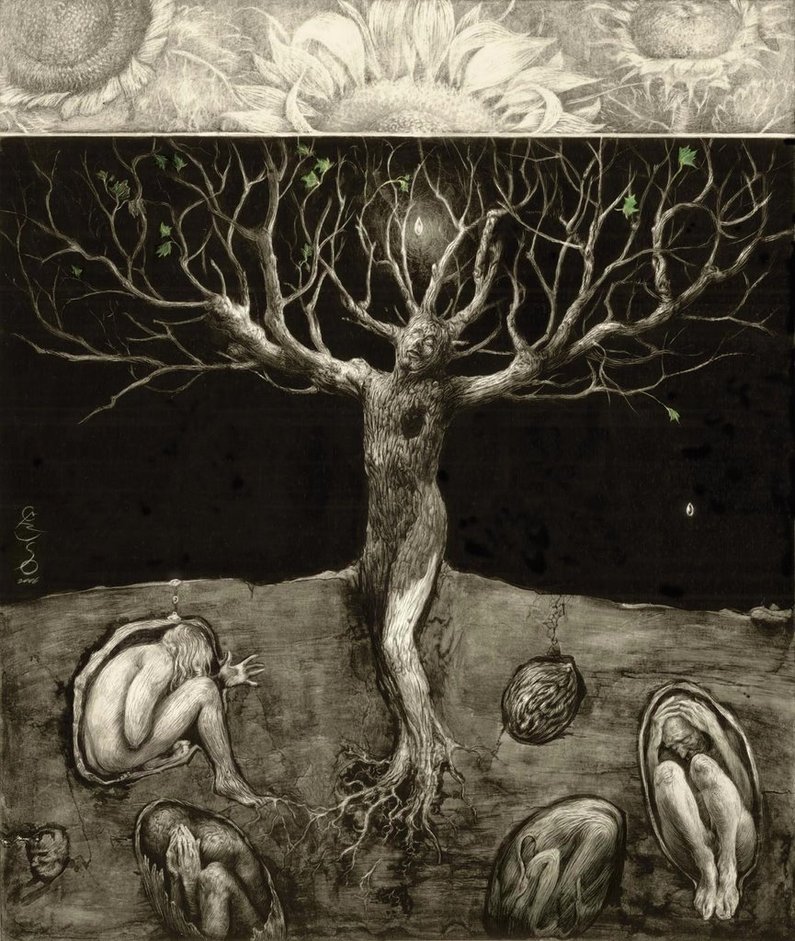 wunderstoat:  morbid, macabre and whatnot, again i dont know artist names. next might