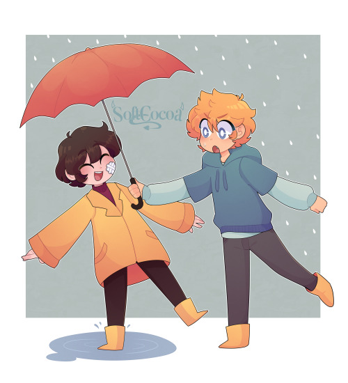 I FORGOT to post the 5th day njksfhjskdf here you go prompt was rainy day!