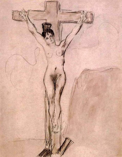 jonilover:  The Girl On The Cross, Francis Picabia(1879-1953, French) 
