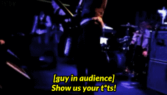 fyeahthebirthdaymassacre:  Classic TBM moment. Chibi stands up to a disrespectful perv. Beautiful. [x] 