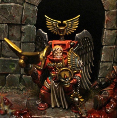 Diorama la rage noire des Blood Angels par IVANKAISER