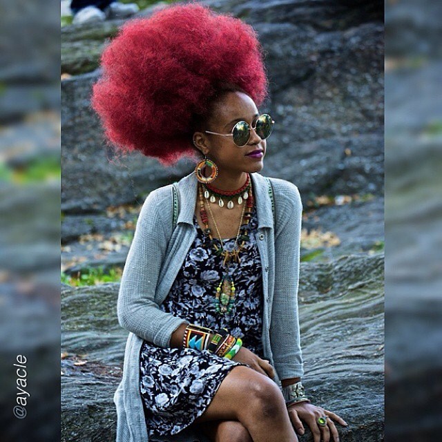 hair2mesmerize:  Epic Fro ❤️❤️❤️by @ayacle #Hair2mesmerize #naturalhair