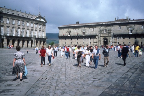 Obradorio, Square in Front of the Cathedral, Santiago de Compostela, August 1984.