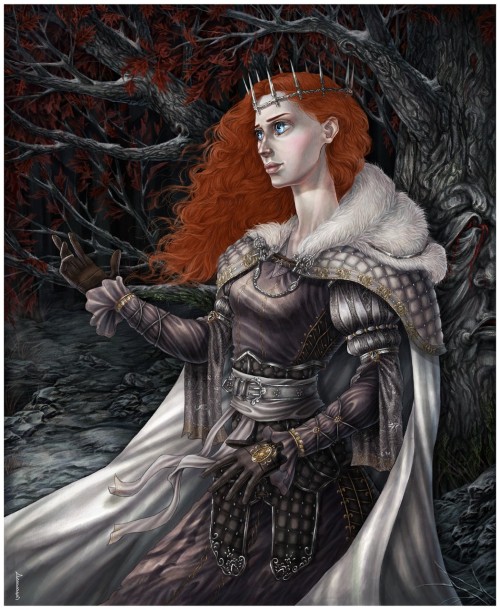 Welcome home, Sansa Stark the Queen in the North. ______________ My first illustation in digital