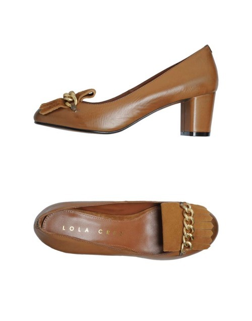 High Heels Blog LOLA CRUZ Moccasins with heel via Tumblr
