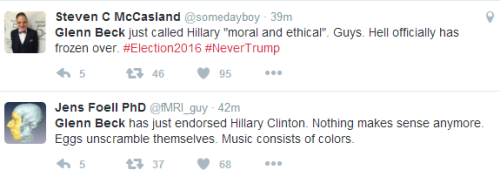 powerburial:  policeeternity:  why fucking not at this point  tomorrow’s headline: Donald Trump Endorses Hillary  