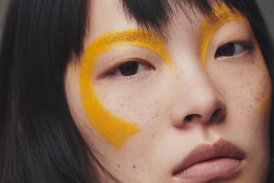 aleworldaddict:‘Art of Makeup’  Chen Xue and Tsunaina Limbu by Barnaby Roper for Models.com August 2018