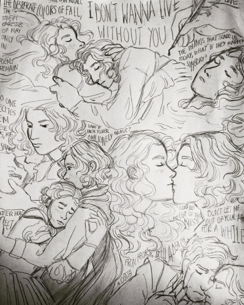 Master post of my gender bent hamlet drawings (I’m @stripedroseandsketchpads)