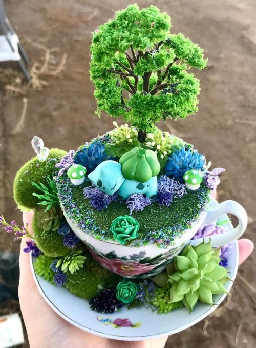 retrogamingblog2:Pokemon Terrariums made by DragonDreamingDesign