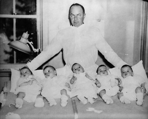 vintageeveryday:The First Quintuplets Known to Have Survived Infancy – 26 vintage pictures of 