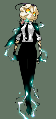 discommunicator:Lightning Witch in suit